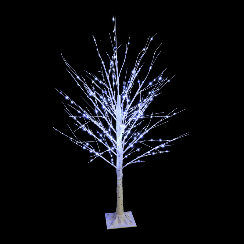 Ronis LED Dazzling Birch Tree 120cm Twinkle Cool White