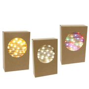 Ronis LED Dew-Drop Wire Lights 100 Battery Operated Assorted