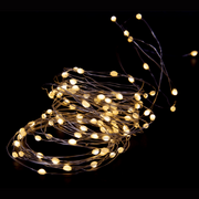 Ronis LED Dew-Drop Wire Lights 100 Battery Operated Assorted