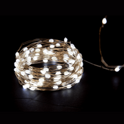 Ronis LED Dew-Drop Wire Lights 100 Battery Operated Assorted