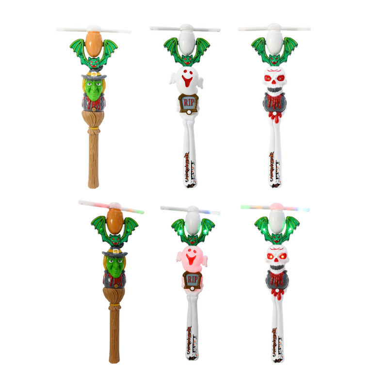 Ronis LED Galaxy Spinning Wand Battery Operated 22cm 3 Asstd