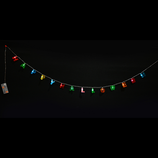 Ronis LED Happy Halloween Letter Garland Battery Operated 100cm