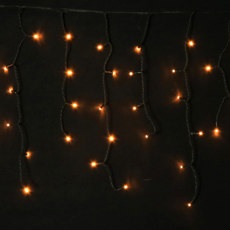 Ronis LED Icicle Lights 300 Vintage Gold