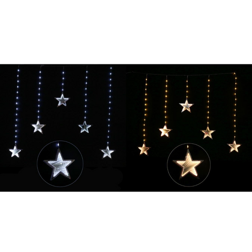 Ronis LED Infinity Stars Curtain Lights Assorted