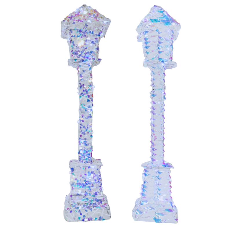 Ronis LED Iridescent Wire Lamp Post Battery Operated 60cm Assorted