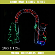 Ronis LED Merry Christmas Arch 36V 270×219cm