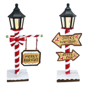 Ronis LED Metal Gingerbread Table Lamp Assorted