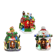 Ronis LED Musical Novelty House Open Door USB Assorted
