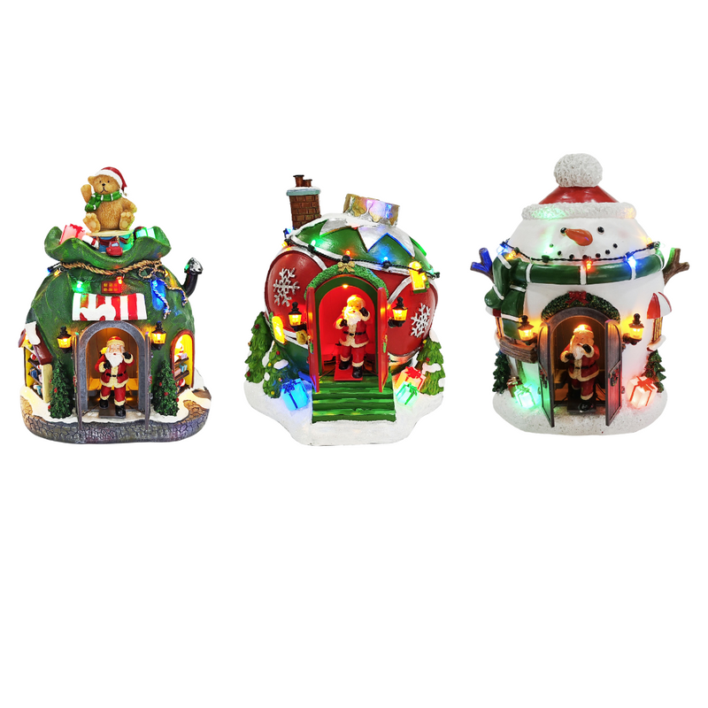 Ronis LED Musical Novelty House Open Door USB Assorted