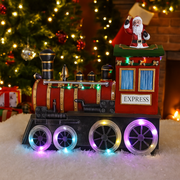 LED Musical Santa Train Real Sound Flash with lights, music, and train sound effects