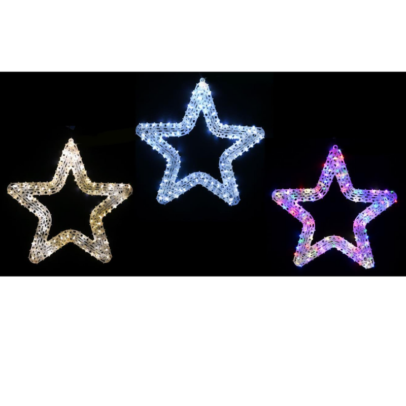 Ronis LED Pin Light Fancy Star Flashing 40cm Assorted