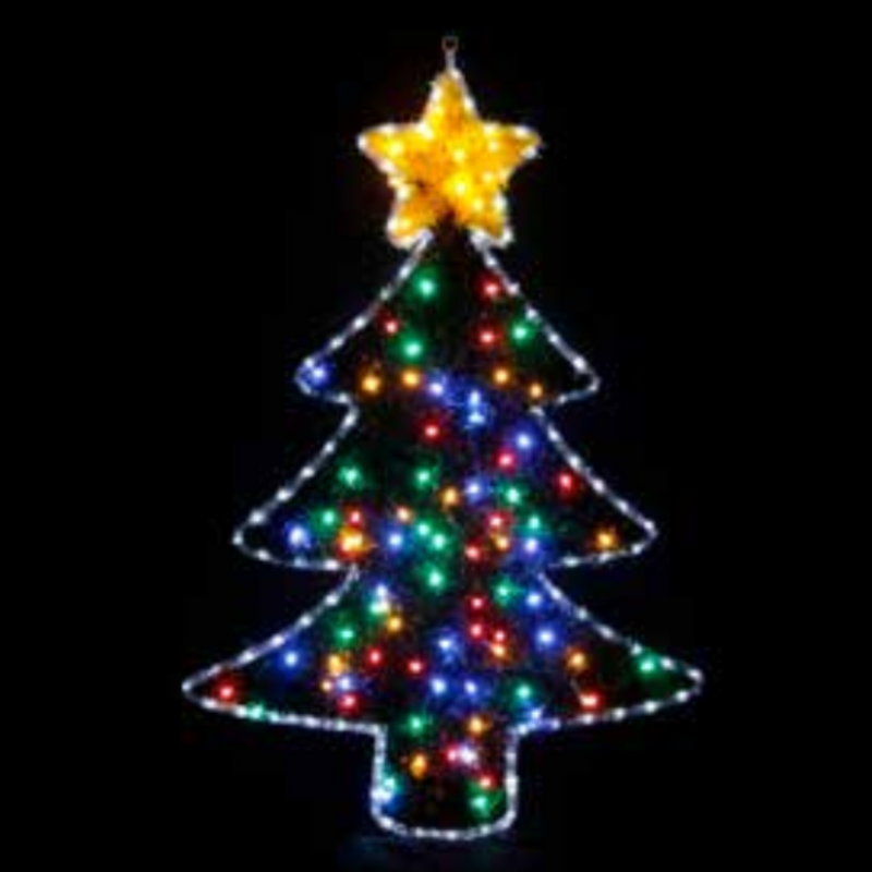 Ronis LED Rope Light Tinsel Tree Wst
