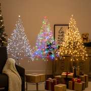 LED Sparkle Tree Twinkle 135cm Assorted Christmas Decoration