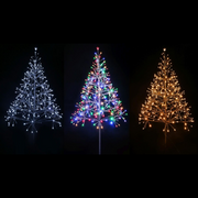 LED Sparkle Tree Twinkle 135cm Assorted Christmas Decoration