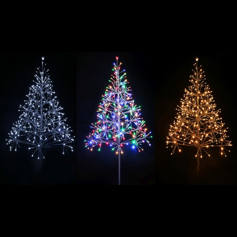 LED Sparkle Tree Twinkle 135cm Assorted Christmas Decoration
