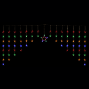 Ronis LED Star Tapered Curtain Warm Multi Assorted