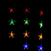 Ronis LED Star Tapered Curtain Warm Multi Assorted