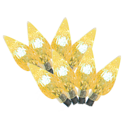 Ronis LED Timer Faceted Cone Lights 100 Warm White