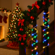 Energy-efficient LED tube light 30m with flashing multicolour effect