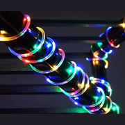 Energy-efficient LED tube light 30m with flashing multicolour effect