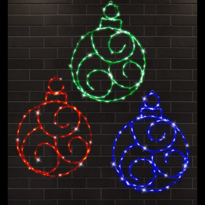 Ronis LED Twinkling Bauble 60cm Assorted