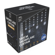 Ronis LED Two-Size Snowflakes Curtain Assorted