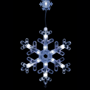 Ronis LED Two-Size Snowflakes Curtain Assorted