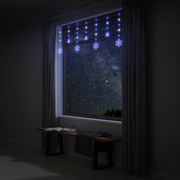 Ronis LED Two-Size Snowflakes Curtain Assorted