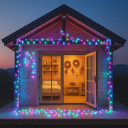 520 LED Connectable Fairy Light Chain Dark Green Cable - Candy image 3