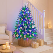 520 LED Connectable Fairy Light Chain Dark Green Cable - Candy image 4