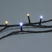 520 LED Connectable Fairy Light Chain Dark Green Cable - Warm White+White image 6