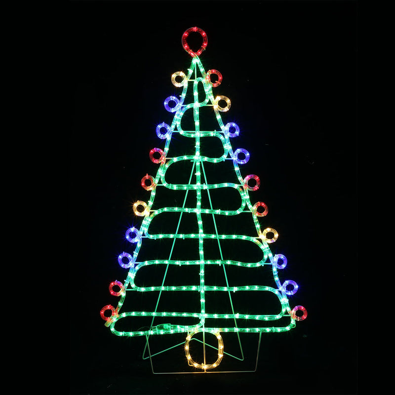 Christmas Tree Rope Light Silhouette 93cm - Multicolour image 2