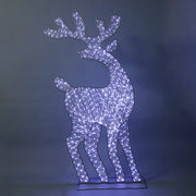 2D Mesh Reindeer With Twinkle LED 1.8m - White image 2