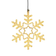 Snowflake Rope 60cm Light Silhouette - Warm White image 3