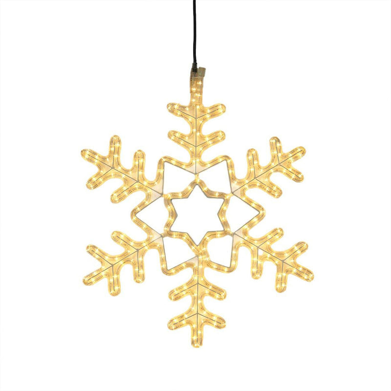 Snowflake Rope 60cm Light Silhouette - Warm White image 3
