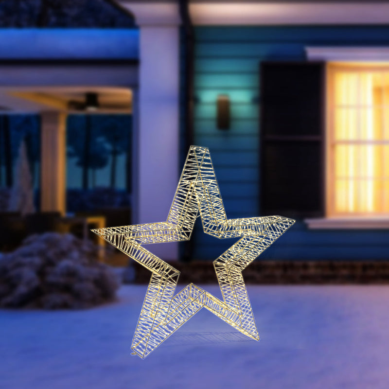 LED Pre-Lit Star 100cm image 2