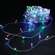400 LED RGB string on clear cable connectable