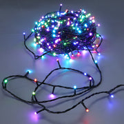 400 LED RGB string on dark green cable connectable