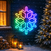 LED RGB Digital Snowflake 58cm image 3