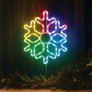 58 cm RGB digital snowflake animated light