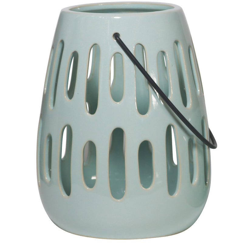 Lunar Lantern 18x23cm Light Blue