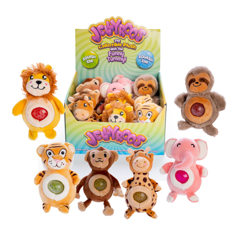 Glitter filled wildlife squeeze toy