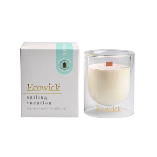 Lantern shaped jar holding Sailing scented wax