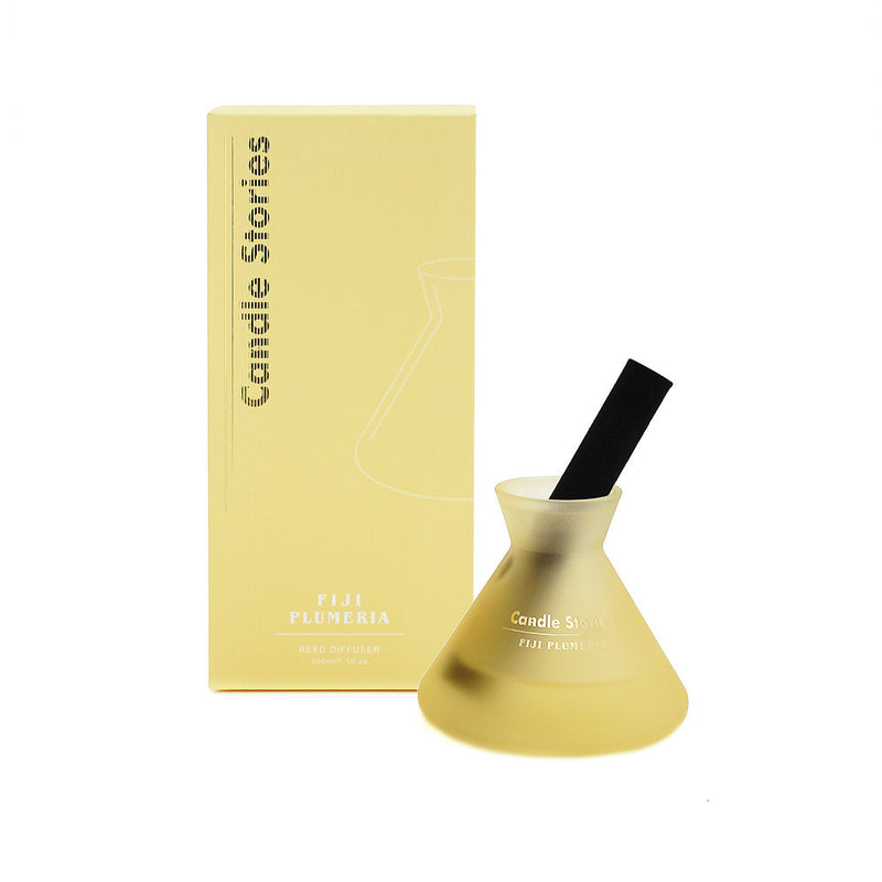 Cone shaped vessel dispensing Fiji Plumeria fragrance