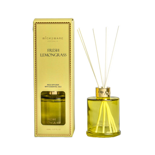 Green bottle dispensing Fresh Lemongrass fragrance