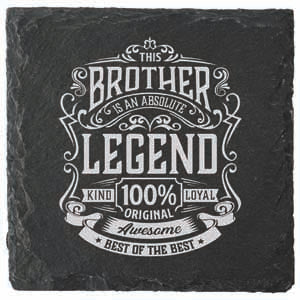 Brother message coaster, moisture resistant