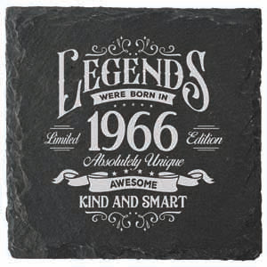 Coaster featuring 1966 year design