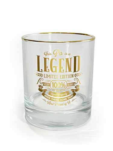 Pa themed tumbler with simple classic print
