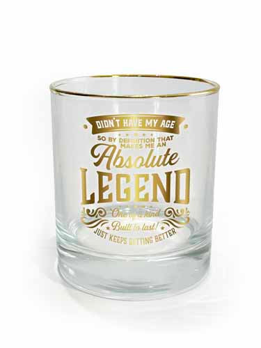 Humorous tumbler with My Age joke graphic