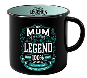 Mum themed ceramic mug with warm, elegant text